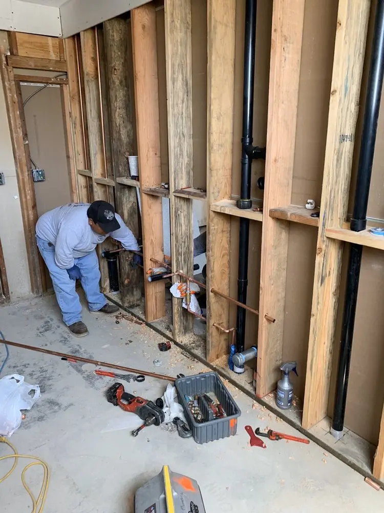 Commercial rough-in plumbing for Water Heater Replacement in Fairfield Heights